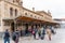 Passengers Walking in Toledo Train Station  Toledo Spain