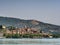 Passignano seen from the Trasimeno lakeside in Umbria