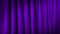 Passing Along Purple Stage Curtain