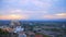 Passing Cloud and Sunlight Through The Sky at Evening Over City in Thailand