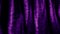 Passing Purple Velvet Curtain Closeup