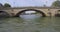 Passing under the Pont Louis-Philippe in Paris