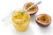 Passion fruit curd