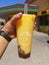 Passion Fruit and Mango Slush