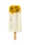 Passion fruit and vanilla popsicle