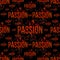Passion Typographic Grunge Design Pattern