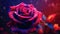 Passion Unveiled: Discover the Drip Painting Beauty of a Valentine\\\'s Day Rose