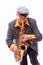 Passionate Expressive Male Alto Saxophone Player