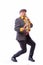 Passionate Expressive Male Alto Saxophone Player