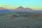 A passionate licancabur volcano in the atacama desert