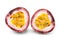 Passionfruit isolated on white