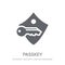 Passkey icon. Trendy Passkey logo concept on white background fr