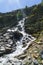 Passo Gavia, mountain pass in Lombardy, Italy, at summer