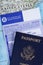Passport with customs declaration