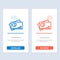 Passport, Egg, Easter  Blue and Red Download and Buy Now web Widget Card Template