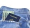 Passport in jeans pocket
