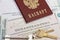 Passport, keys and documents