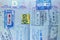 Passport Stamps Closeup