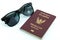 Passport & sunglasses