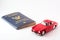Passport Thailand travel with car model