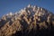 Passu cathedral mountain peak in Karakoram range, Pakistan