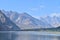 Passu Cones or Passu Cathedral from Attabad Lake in Northern Pakistan