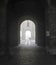 Passway through National archaeological museum in Parma