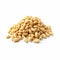 Pasta Beans: Realistic Shelled Pasta On White Background