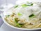 Pasta with chicken and creamy sauce