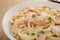 Pasta Fettucine Alfredo with Shrimp or Prawns