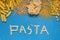 Pasta food lettering