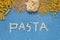 Pasta food lettering