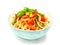 pasta noodles with tomato sauce