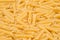 Pasta Penne texture background