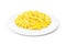 Pasta on plate. Macaroni. Traditional italian food