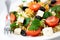 Pasta salad with feta cheese