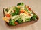 Pasta salad and veggies