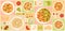 Pasta salads square set