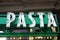 Pasta Sign