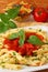 Pasta with tomato sauce