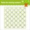 Paste the missing numbers from 1 to 100. Handwriting practice. Learning numbers for kids. Education developing worksheet. Game for