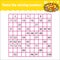 Paste the missing numbers from 1 to 100. Handwriting practice. Learning numbers for kids. Education developing worksheet. Game for