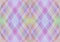 Pastel background with  patterns of rhombuses derived from the intersection of pink, white, purple, blue, yellow, orange, stripes