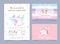 Pastel birthday invitation with unicorn,head,rainbow,frame and s