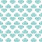 Pastel blue fabric ikat diamond seamless pattern background