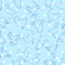 Pastel Blue Farm Animal Theme Pattern with White Polkadots