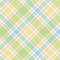 Pastel blue, yellow, white, and green plaid textured background