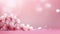 pastel blur pink background