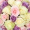 Pastel bouquet of flowers from roses