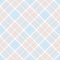 Pastel color check diagonal seamless pattern